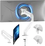 Monitor Arm HEYMIX VESA Mount Gas Spring Adjustable Computer Monitor Stand, Swiv