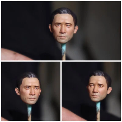 1/12 Scale Painted Tony Leung Chiu Wai Wenwu Head Carved Model Toys