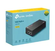 TP-Link POE380S Omada 10G PoE++ Injector PORT: 1 10Gbps PoE Port, 1 10Gbps Non-PoE Port, SPEC: 802.3bt/at/af Compliant, 90 W PoE Power, Data and Pow