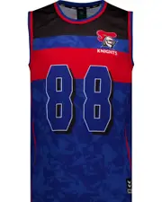 Knights NRL Adult Mesh Muscle Tank Top