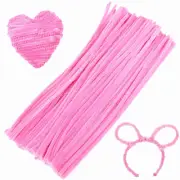 100Pcs Pipe Cleaners Chenille Stem,Pipe Cleaner Crafts,Craft Supplies Bulk for D