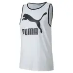 【PUMA】背心 上衣 無袖 運動 休閒 男 流行系列CLASSICS 白色 歐規(59626902)