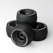 ANTWHEEL All-Terrain Longboard Wheels 100mm Electric Skateboard Wheels 78A high Rebound Urethane Wheels
