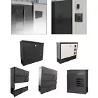 Wall Mount Mailbox Heavy Duty Metal Letter Box, Post Box, for Outside Locking
