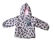Childrens Place 3 In 1 Girls Leopard Print Insulated Shell Puffer Coat Size 3T