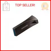 SAMSUNG BAR Plus 64GB - 300MB/s USB 3.1 Flash Drive Titan Gray (MUF-64BE4/AM)