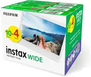 Fujifilm instax WIDE Film - White (40 Pack)