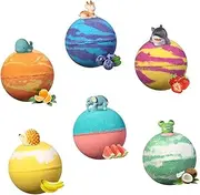 Baluue 6 Bath Salt Balls Essential Oil Spa Balls Present Set for Mother's Day Bathing Bubble Balls