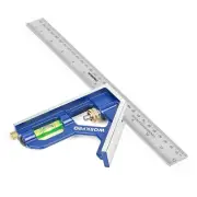 Combination Square 300Mm/12Inch, Engineers Set Square, Stainless Steel Angle Rul