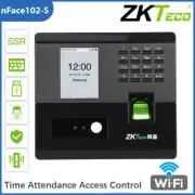 ZKTeco nFace102-S TCP/IP WiFi Time Clocks for Employees Small Business with Face