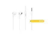 realme Buds Classic Earphones 1.3m Wired Earbuds Half In-Ear Built-in Mic 14.2mm Large Driver Headset Remote and Microphone Wire Control Tangle-Free Sports Headset Compatible For Laptop Tablet Phone