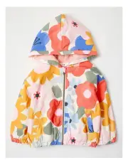 [Jack & Milly] Alice Cord & Fleece Watercolour Print Jacket in Assorted