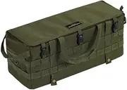 zolyet Foldable Table Side Bags Desk Bag Practical Organizer Storage Basket for BBQ Camping Tools Organize Bag Army Green