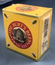 The Burt's Bees Facial Kit Mega Mini Kit includes 32pg Mini Book