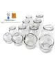 $1 Shop Coupon 拔罐 12 pcs Thick Glass Cupping Set for Professionals (2 Cups #5~2.87 x4 x3.5 ) (4 C