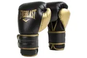 Everlast Powerlock2 Training Boxing Gloves 10Oz Black/Gold