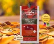 Aloha Aina 7oz Bag MOANA DARK 10% Kona Coffee Hawaii
