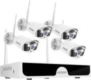 3MP Wireless Security Camera System Outdoor [H.265+ System & 2 Way Audio] 10C...