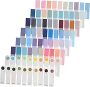 NUOBESTY 60 Index Tabs Sticky Index Tabs Reading Highlight Strips Sticky Page Markers Adhesive Reading Markers