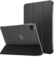 MoKo Case For iPad Pro 11 Black Case 2021 slim trifold hard back cover 3ZBX (B)