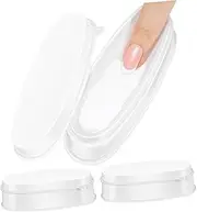MOTHNUR 3pcs Nail Dip Powder Case Compact Storage Containers for Nail Art Easy to Use Manicure Tool for Professional French Manicure