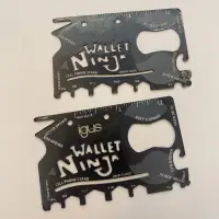 在飛比找蝦皮購物優惠-[沐沐屋］18合1多功能不鏽鋼工具卡 Wallet Ninj