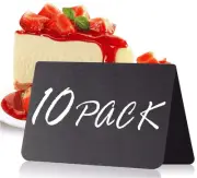 10 Pack Mini Chalk Board Tent Sign for Food Buffet Party Wedding Mini