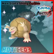 Pokemon Legends: Arceus Shiny Golem Max Stats