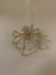 Handmade Beaded Wire 2 inch SPIDER Halloween Christmas Decoration