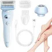 Womens Hair Trimmer - Long-Lasting Electric Hair Epilator,Body Hair Trimmer, Versatile Face Shaver, Bikini Trimmer, Women Clippers for Private Area