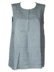 Tank top RAGNO blouse tank top wide shoulder pure linen article D453T2 MADE IN I