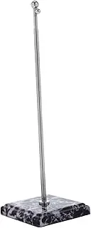 HYTROVE 1 Set Mini Flagpole Stand with Base Adjustable Height Flag Display Bracket for Office Conference Room Sports Events Compatibility Elegant Design