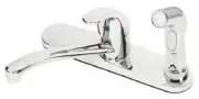 Kitchen Faucet With Spray, Single Lever, Chrome 204675