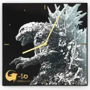 Maki-e Wall Clock Godzilla (2023) TOHO Godzilla Store Japan Limited [Presale]