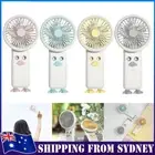 USB Charging Foldable Desktop Fan Portable Handheld Mist Fan for Outdoor Travel
