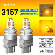 2X AUXITO 3157 4157 4057 LED Amber Yellow Turn Signal Blinker Corner Light bulbs (for: Subaru)