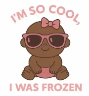 IVF Baby - Im So Cool, I Was Frozen, FET Baby Gift, Transfer Day for IVF Parents