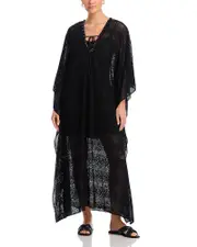 Kobi Halperin Ruth Chain V Neck Caftan Cover Up
