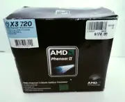 AMD Phenom II X3 720 Black Edition Triple Core AM3 CPU PROCESSOR HDZ720WFK3DGI