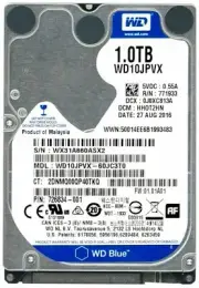 Hard Drive WD Blue Scorpio WD10JPVX 1TB 5400U/Min SATA III 8MB Cache 2.5'' Inch