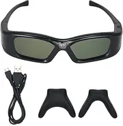 xinyee GL410 3D Glasses for Projector Full HD Active DLP Link for Optama Acer BenQ View Sharp Dell DLP Link Projectors