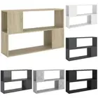 Book Cabinet White Engineered Wood Home Organiser Storage Bookshelf vidaXL