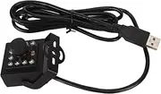 USB Camera Module, 1080P HD 2MP USB Camera with Infrared Night Vision Function Support for Windows, for Android, for Linux and Other System Development