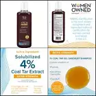 TRUE+REAL Therapeutic T+plus Tar Gel Dandruff ShampooCoal Tar 1.0% Max Strength.