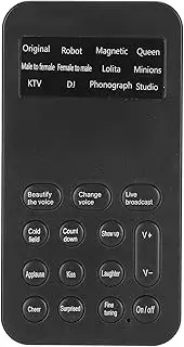 Mini Voice Changer Sound Card for Computers, Sound Converter with 8 Different Voice Changes for Computers Phones Tablets Gaming Device, Sound Effects Machine for Kids Friends, Gifts