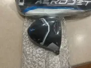 New Cobra Aerojet 9.0* Degree Driver Club Head and Headcover Only IN PLASTIC