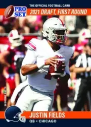 JUSTIN FIELDS 10 Card Lot 2021 Pro Set DRAFT DAY Short Print Rookie Card PSDD8