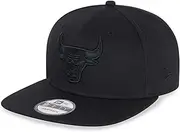 New Era Chicago Bulls 9FIFTY Adjustable Snapback Cap Hat - All Black
