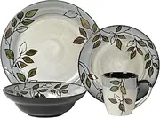 [Pfaltzgraff] 5136396 Rustic Leaves Dinnerware Set, Assorted