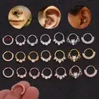 Nose Ring Eyebrow Cartilage Tragus Septum Helix Lip Earring Hoop Stud Ear Cuff /